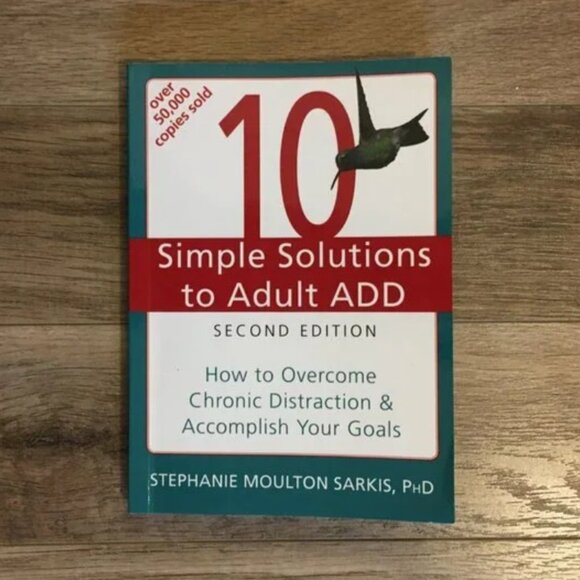 '10 Simple Solutions to Adult ADD' Psychology Softcover Book - Picture 2 of 7